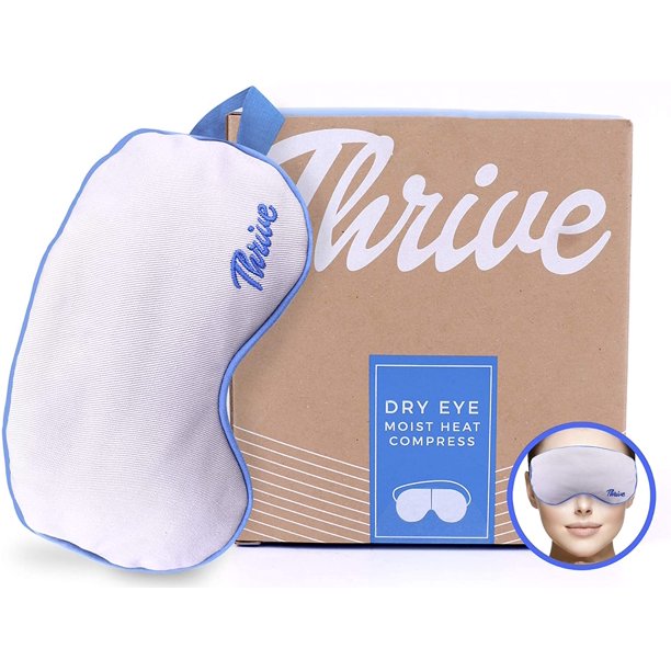 Thrive Heated Eye Mask for Dry Eyes Weighted Moist Heat Eye