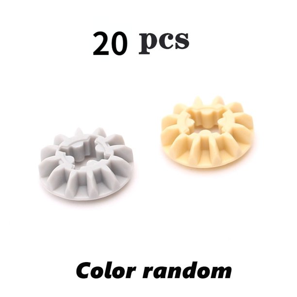 MOC Gear Series Gear Rotating Platform Gear Rack and Gear Differential High-tech Parts Small Particles Building Blocks Toys Gao Jinjia LED