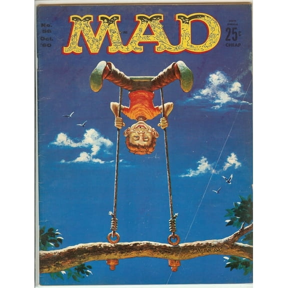 MAD Magazine Vintage Collectible #58 Oct 1960 Very Good Plus (VG )