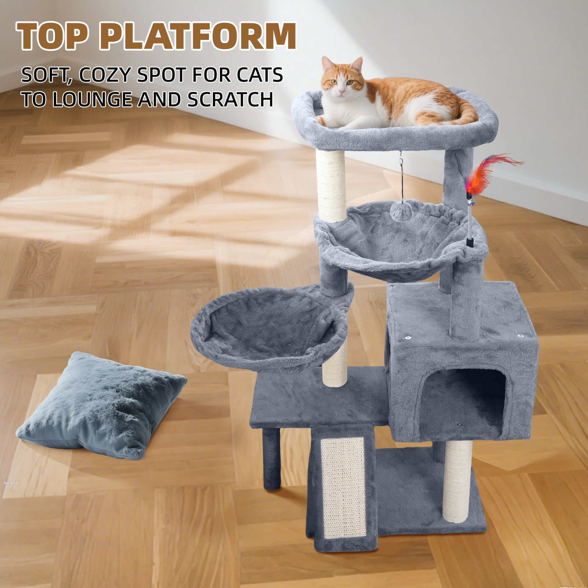 TWDEPART cat tree 530