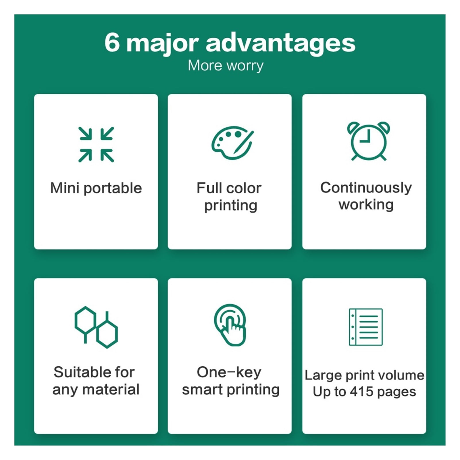 Handheld Printer Portable Full Color Printing Portable Handheld Inkjet For All Material Mini Inkjet For Customized Code ,Easy to Use