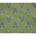 thumbnail image 4 of oneOone Cotton Flex Fabric Leaves & Floral Block Printed Craft Fabric BTY 40 Inch Wide, 4 of 4