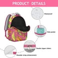 thumbnail image 4 of Funny Cartoon Banana Design Student Backpack - Waterproof & Ergonomic School Bag with Padded Back Support, Breathable Mesh & Durable Exterior for College, 4 of 5