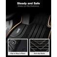 thumbnail image 3 of 3W Floor Mats For Hyundai Elantra 2021-2024 (Not for Hybrid or Elantra N) Custom Fit TPE All Weather Car Mats For Hyundai Elantra 1st & 2nd Row Full Set Floor Liners Black, 3 of 5