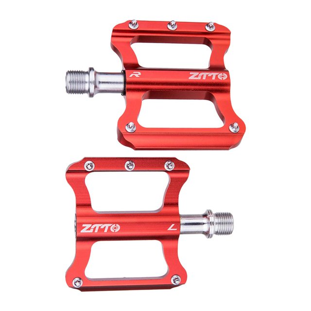 Rodamientos de sello , pedales de plana para bicicleta, pedales de ciclismo de carretera BMX , piezas de repuesto para bicicleta, accesorios de reparación rojo kusrkot Pedales de bicicleta