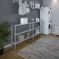 thumbnail image 6 of AmGood 14 in. x 96 in. Stainless Steel Table with Two Undershelves | Metal Utility Kitchen Prep Work Table | NSF, 6 of 9