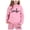 Pink, variant on Girls Outfit Sets Toddler Boy Girl Long Sleeve Cute Print Warm Hoodie Sweatpant Kids Outfits Sweat Suit,2-13Y
