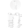 thumbnail image 3 of Tropicana 10-in Rain Showerhead ShowerSpa in Brushed Nickel 1.8 GPM, 3 of 7
