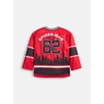 thumbnail image 2 of Spider-Man Toddler Boys Graphic Hockey Jersey with Long Sleeves, Sizes 12M-5T, 2 of 3