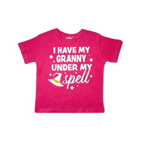 

Inktastic I Have My Granny Under My Spell with Cute Witch Hat Gift Toddler Boy or Toddler Girl T-Shirt