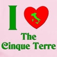 thumbnail image 2 of CafePress - I Love The Cinque Terre Italy Infant Bodysuit - Baby Light Bodysuit, Size Newborn - 24 Months, 2 of 4