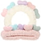 thumbnail image 1 of GOOHOCHY 2 diademas de corazón lindas Kawaii para lavado de cara, diademas de maquillaje, diadema elástica, 1 of 8