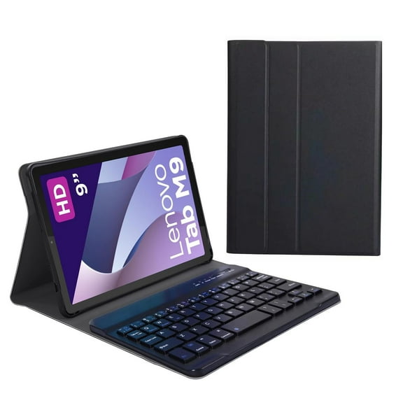 STYU Keyboard Case for Lenovo Tab M9 2023 Release 9.0" (TB-310FU/TB-310XU), Magnetically Detachable Wireless Bluetooth Keyboard (Tab M9 2023 9"),Green