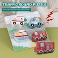 thumbnail image 2 of Traffic Sound Puzzle Jigsaw Toy Creative Intelligence Jigsaw Toy For Boys And Girls Matching Game, 2 of 6