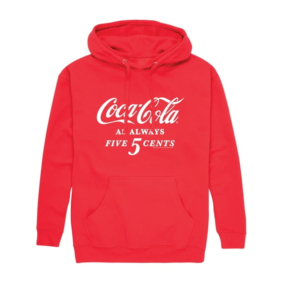 Coca-Cola - As Always Five Cents - Men's Fleece Pullover Hoodie