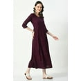 thumbnail image 4 of S MAJIDA Kurta for Women Embroidered Rayon Kurta with 3/4 Sleeve, 4 of 5