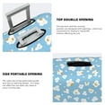 thumbnail image 4 of Bingfone Blue Popcorn Luggage Cover Washable Suitcase Cover Protector Anti-scratch Suitcase cover Fits 18-32 Inch Luggage, 4 of 8