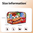 thumbnail image 4 of Funda para tostadora de 2 rebanadas con diseño de adentro hacia afuera, funda protectora contra el polvo y las huellas dactilares para pan, funda de poliéster, fundas para pequeños electrodomésticos, 4 of 6