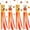 Orange, variant on 4 Pieces 40 Inch Thanksgiving Fall Windsocks Outdoor Durable Harvest Turkey Windsocks Hanging Flag Autumn Wind Socks Decoration for Wall Tree Front Lawn Home Garden Yard