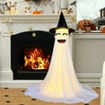 thumbnail image 7 of BNNG Halloween Decorations - Halloween Decorations Outdoor - Large Light-Up Spooky Ghosts with LED Light and Witch Hats - Scary Standing Ghosts Decor for Indoor Home Front Porch Yard Party, 7 of 7