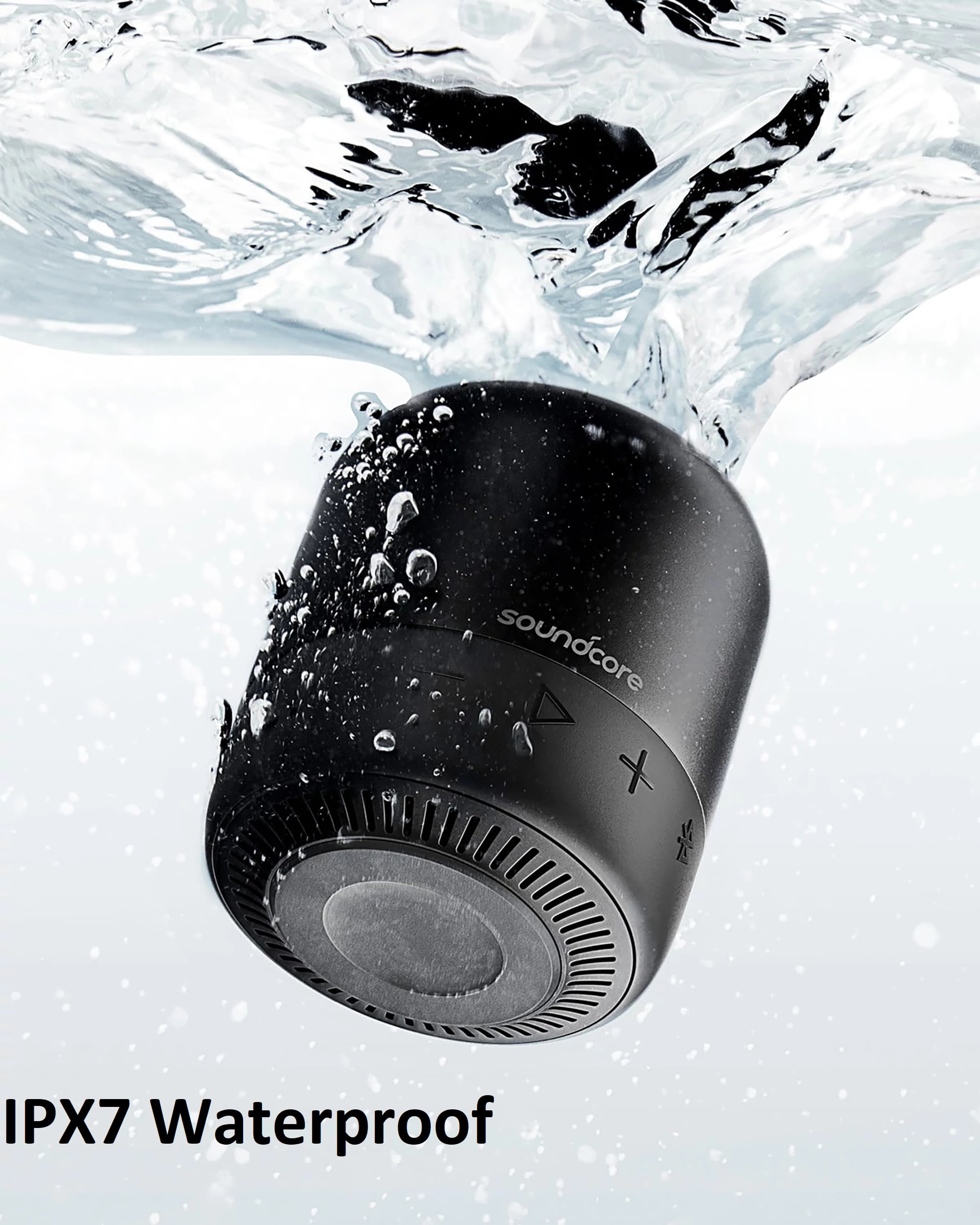 sten Uoverensstemmelse lærred Soundcore by Anker- Mini 2 Portable Speaker | IPX7 Waterproof | 15-Hour  Playtime | Black | A3107Z11 - Walmart.com