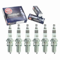6 pc NGK 5545 Iridium IX Spark Plugs for 4109 4112 5377 90793-20014 90793-20120 90793-20155 98069-59916-HE 98069-5991F 99000-69835-PR9 999-06910-X9-017 IX27B X27EP-ZU9 X27EPR-ZU9 XS4162 Ignition Wire