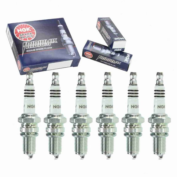 6 pc NGK 5545 Iridium IX Spark Plugs for 4109 4112 5377 90793-20014 90793-20120 90793-20155 98069-59916-HE 98069-5991F 99000-69835-PR9 999-06910-X9-017 IX27B X27EP-ZU9 X27EPR-ZU9 XS4162 Ignition Wire