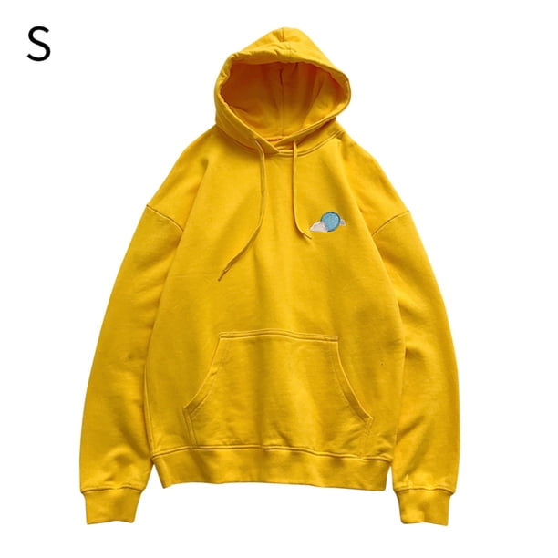 Sudadera con capucha de primavera con estampado de hombres y mujeres, suéter con capucha, abrigo, top de pareja, amarillo, S Scienceny AP001403-13B