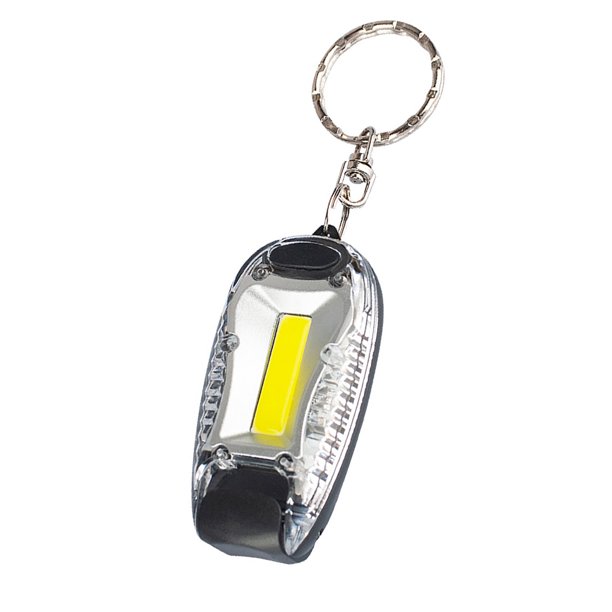 Mini Llavero Linterna Super Brillante Cob Led Llavero Linterna De Mano Con Gancho Portátil Al Aire Libre Llavero Luz Baterías Incluidas Vogacara HA013463-00