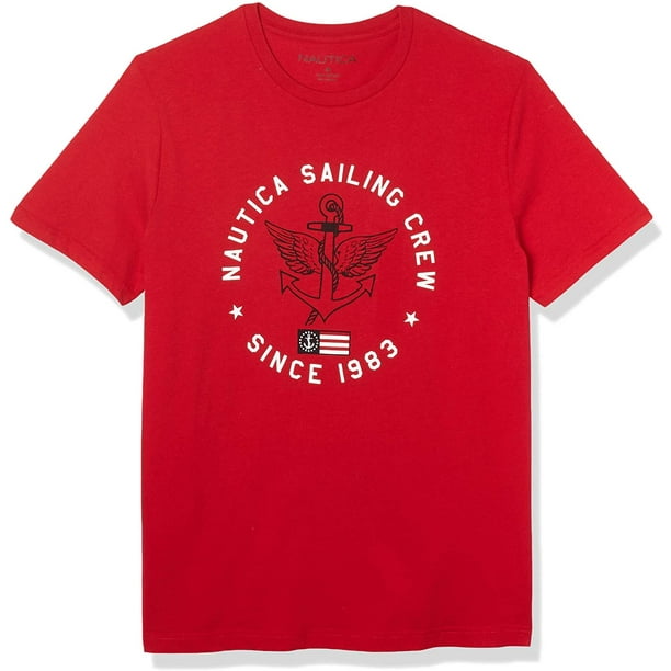 Nautica Nautica Men's 100 Cotton Sailing Crew Tee Shirt Nautica