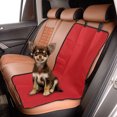 thumbnail image 3 of Unique Bargains Vehicle Front Dog Back Seat Cover Pet Pad Protector Waterproof Blue 99x49cm, 3 of 9