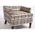 thumbnail image 7 of Leumius Modern Accent Chair with Wood Legs,Vintage Upholstered Armchair Single Sofa Chair Reading Accent Chair for Living Room Bedroom Office,Coffee, 7 of 7