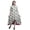 White3, variant on Bimba Blue Peacock Feather Printed Indian Kurtis For Women Party Wear Long Anarkali Kurta Indian Kurti-XXX-Large