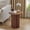 Walnut-1pcs, variant on YANGLI Round Fluted End Table, 17.7" Mid Century Modern Side Table, Circle Bedside Drink Table Wood Nightstand for Small Spaces/Living Room, Natural (1-Pack)