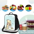 thumbnail image 4 of Winnie Bear Pooh Hunny Lunch Bag Portable Tote Bag Insulated Lunch Box Picnic Beach Office Insulated Bento Bag, 4 of 9