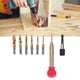 thumbnail image 5 of Machos De Roscar Métricos HSS, Juego De Machos De Roscar De Alta Dureza 8PCS Para Madera Para Cobre ANGGREK Hex Shank Drill Tap Set, 5 of 8