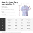 thumbnail image 7 of Sigee Striped Gradient Print Men's Shirts Casual Button Down Short Sleeve Summer Beach Shirt Hawaiian Vacation Shirts Tee Shirt-Large, 7 of 7