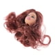 thumbnail image 5 of Accesorios para muñecas de 30cm, cabeza de muñeca articulada, juguete DIY (pelo rizado marrón) Likrtyny juguetes de los niños, 5 of 7