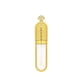 thumbnail image 3 of Tubos de brillo labial COSIDEA, recargables, 5 ml, Gold Crown, paquete de 24, 3 of 5