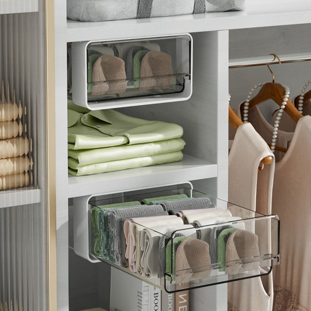 Under Desk Drawer Organizer Pull Out Storage Organizer Slide Out Pantry Drawer Under Desktop Storage Organizer For Pantry Home Kitchen Bathroom Office Cabinet