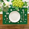 thumbnail image 6 of Smile 12 Set Total 48PCS Seasonal Decorative Placemats, All Season Polyester Durable Vintage Rustic Table Mats for Kitchen Home Farmhouse Cabin Decor Holiday Celebration, 6 of 11