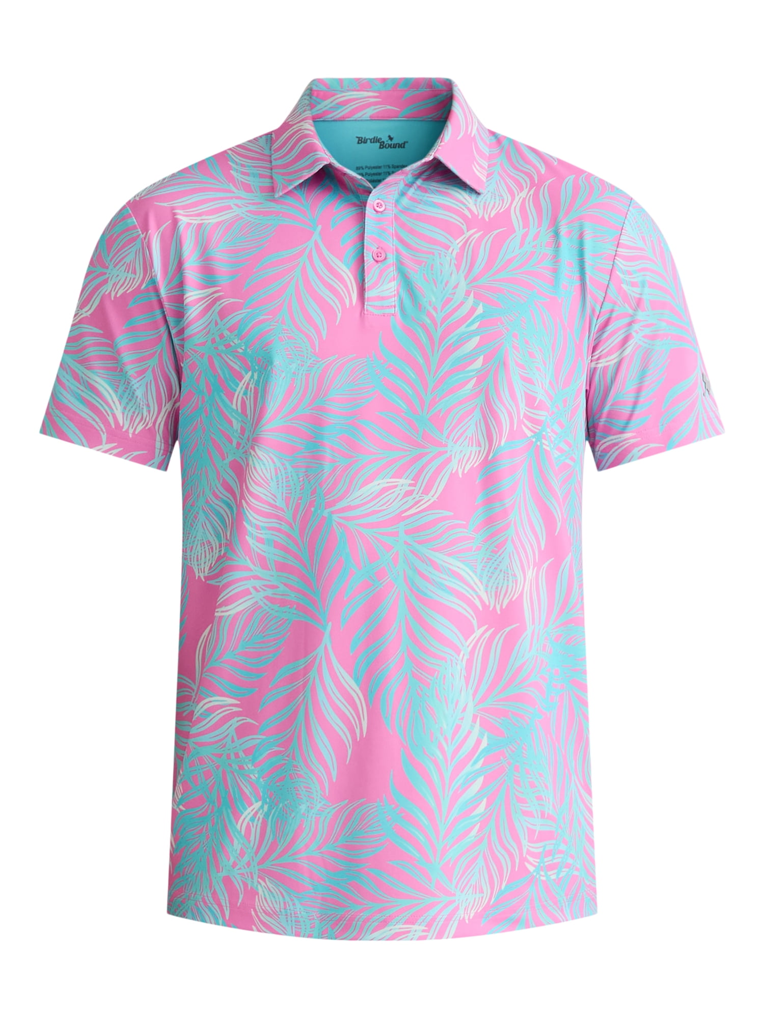 Birdie Bound Men's & Big Men's Novelty Print Golf Polo, Sizes S-5XL