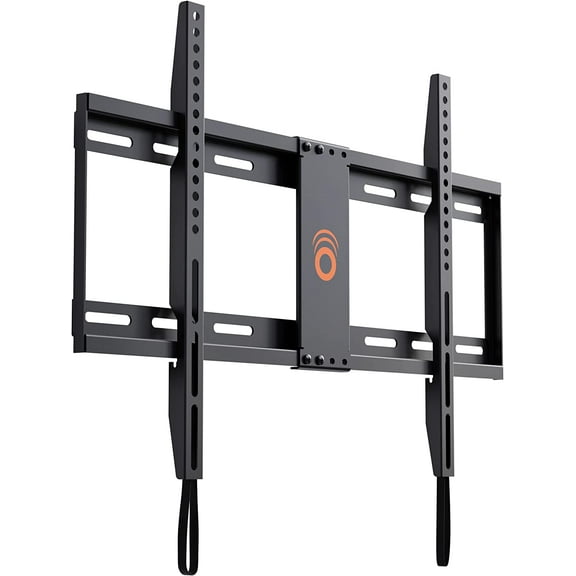 SlimView TV Wall Mount for 32" to 80" TVs - 1.25" Low Profile with Pull String Locking System for Cable Access & Included Hardware for DIY Easy Install