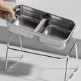 thumbnail image 2 of Elevated Cat Bowl Stainless Steel Raised Cat Water Bowl for Small Dogs Puppy, 2 of 6