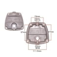thumbnail image 1 of 1Pc Air Compressor Cylinder Head High Temperature Resistance Silent Oil-Free Air Pump Replacement Parts, 1 of 6
