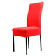thumbnail image 2 of 1 / 24Pcs Color sólido Poliéster Spandex Tabure comedor Silla Cubierta de funda perfecl Fundas para sillas, 2 of 5