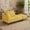 Boucle  Yellow, variant on Upholstered Chaise Lounge Chair Indoor with Ottoman Boucle Chaise Lounge Fluffy Reading Chairs for Office Living Room Bedroom Relaxing