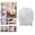 thumbnail image 1 of de de silicona artesanal, de geométrico, de jabón, de 3D, de pilar para en hogar, adornos de modelo Blanco A perfecl Molde de velas, 1 of 8