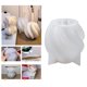 thumbnail image 1 of Handcraft Silicone Candle , Geometric Candle Soap 3D Candle Pillar Candle for Home Party Wedding Art Model Ornaments Blanco A Macarena Molde de velas, 1 of 8
