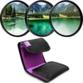 thumbnail image 1 of Kit de filtros de lentes Altura Photo de 62 mm UV CPL ND4 con funda, 1 of 7